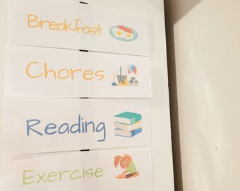 Visual Daily Schedule Morning Routine Homeschool Schedule Rhythm