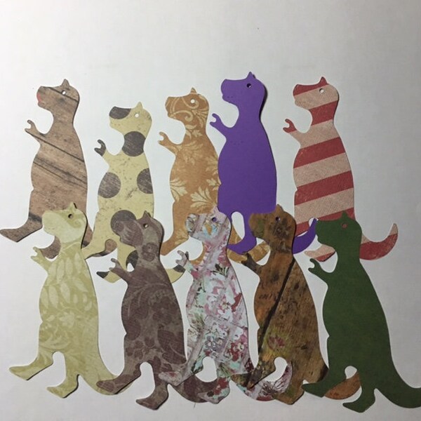 Dinosaur Die Cuts Etsy