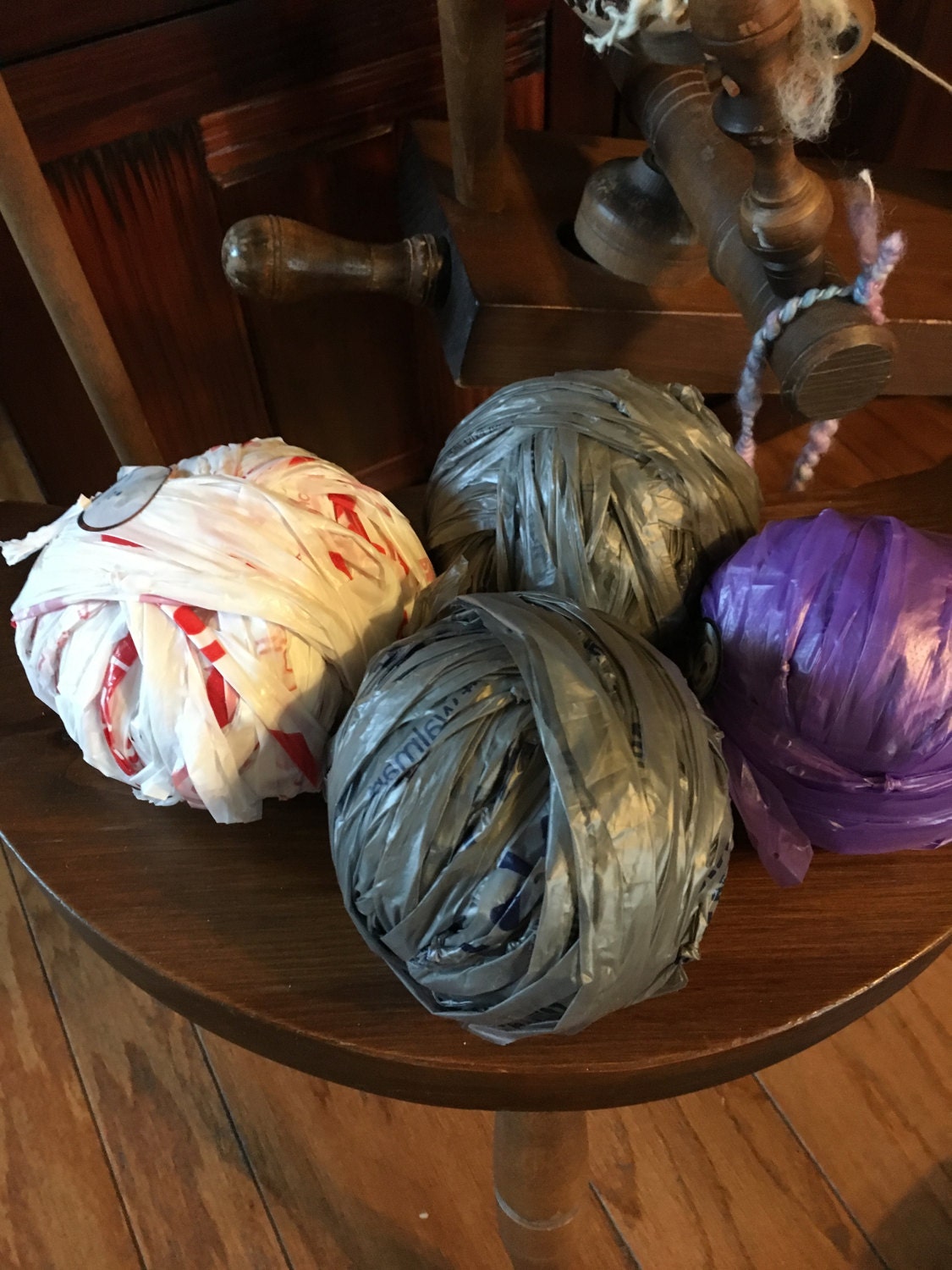 Plarn plastic yarn balls Etsy