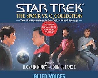1990's Alien Voices - The "Spock vs. Q" Collection - Audio Gift Set - Collectible