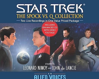 Alien Voices - The "Spock vs. Q" Collection - Audio Gift Set - Collectible - Nimoy and De Lancie