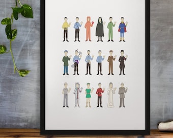 Limited Edition Print on Canvas - Spock's Wardrobe