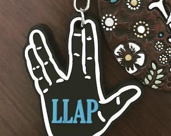 LLAP Vulcan Salute Keychain