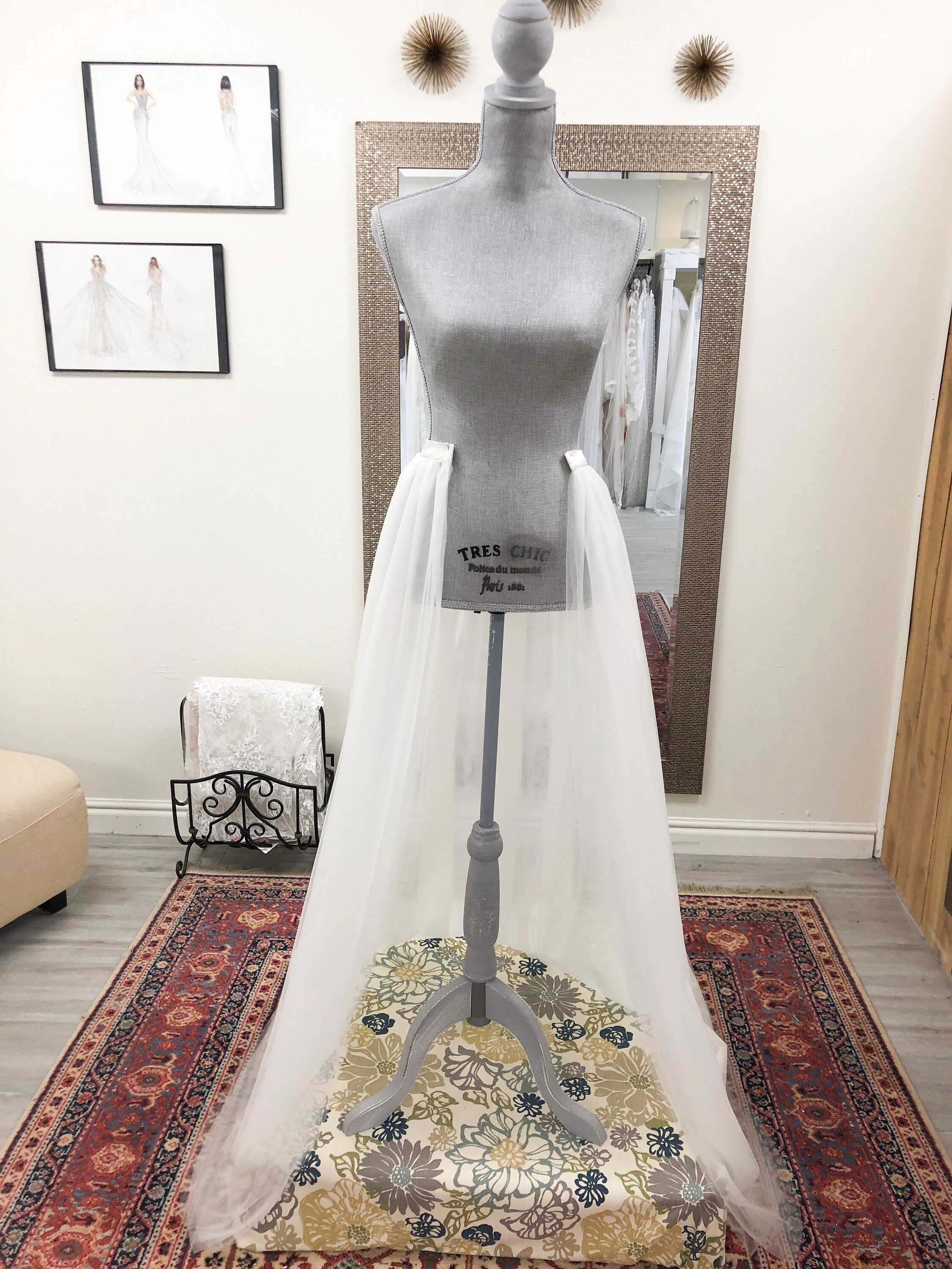 tulle train