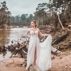 D30 Lace Wedding Dress With Removable Skirt Two In One Etsy D30 Lace Wedding Dress With Removable Skirt Two In One Etsy