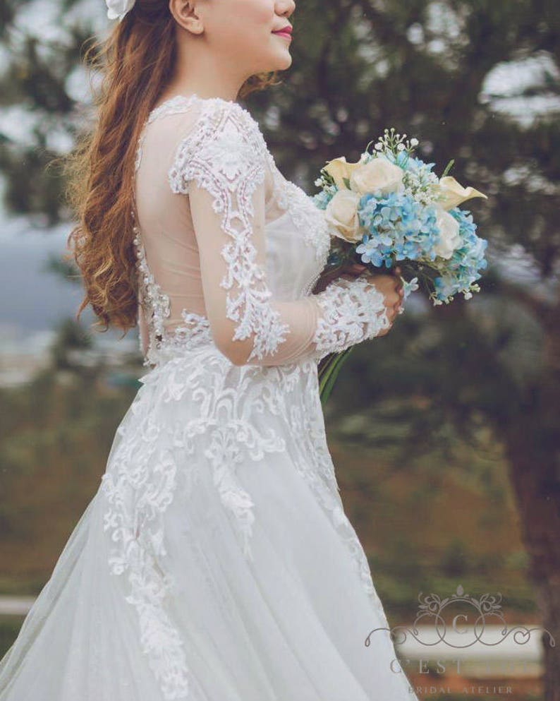 tulle train