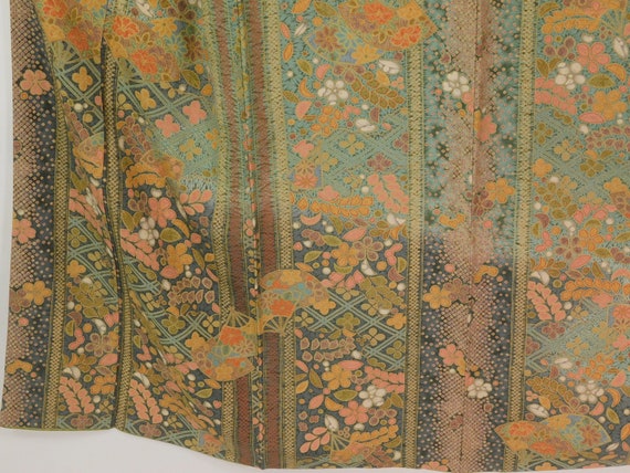 Vintage Japanese Kimono 【Used】 Silk Fan and vario… - image 6