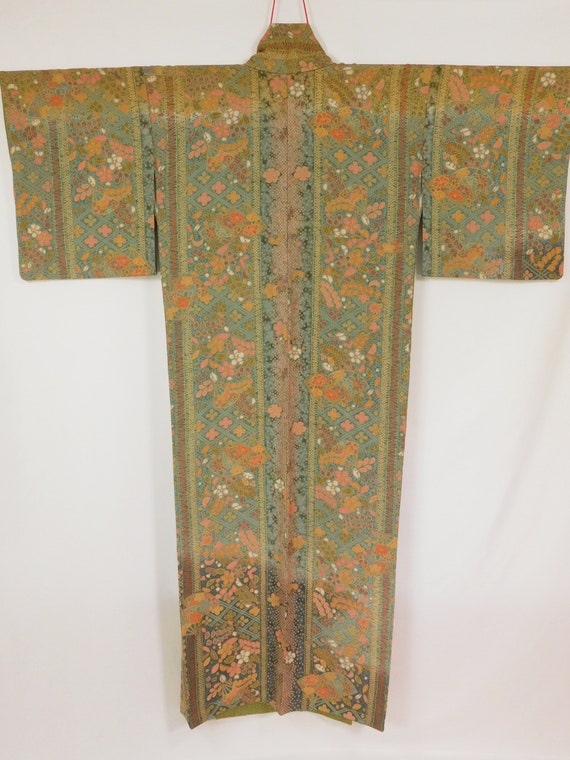 Vintage Japanese Kimono 【Used】 Silk Fan and vario… - image 2