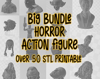 Horror action figure - over 50 stl printable