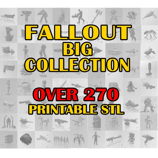 FALLOUT collection - over 270 3d stl printables
