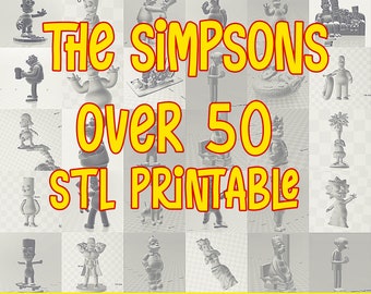 the simpsons big pack - over 50 stl printable
