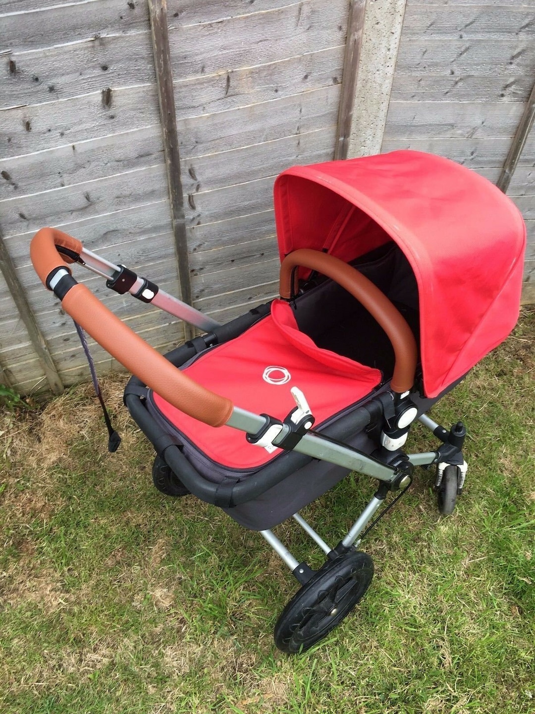 Leather Look Handle & Bumper Bar Covers to Fit a Bugaboo Cameleon Pram