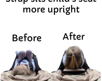 Upprätt barnvagnssits sitsrem för Babyzen Yoyo