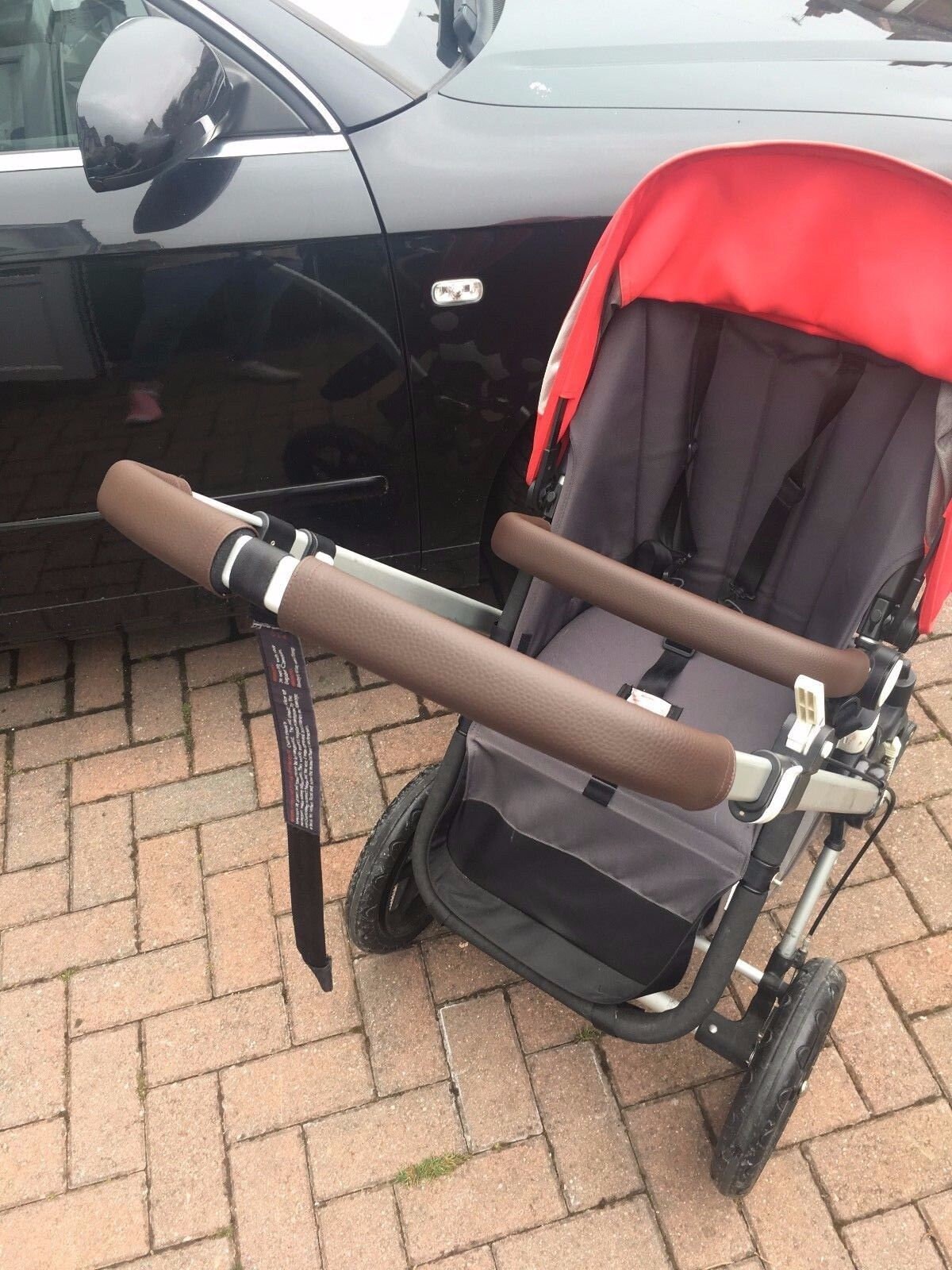 Leather Look Handle & Bumper Bar Covers to Fit a Bugaboo Etsy