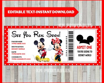 disney ticket etsy