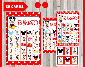 Mickey Mouse Clubhouse Bingo Card