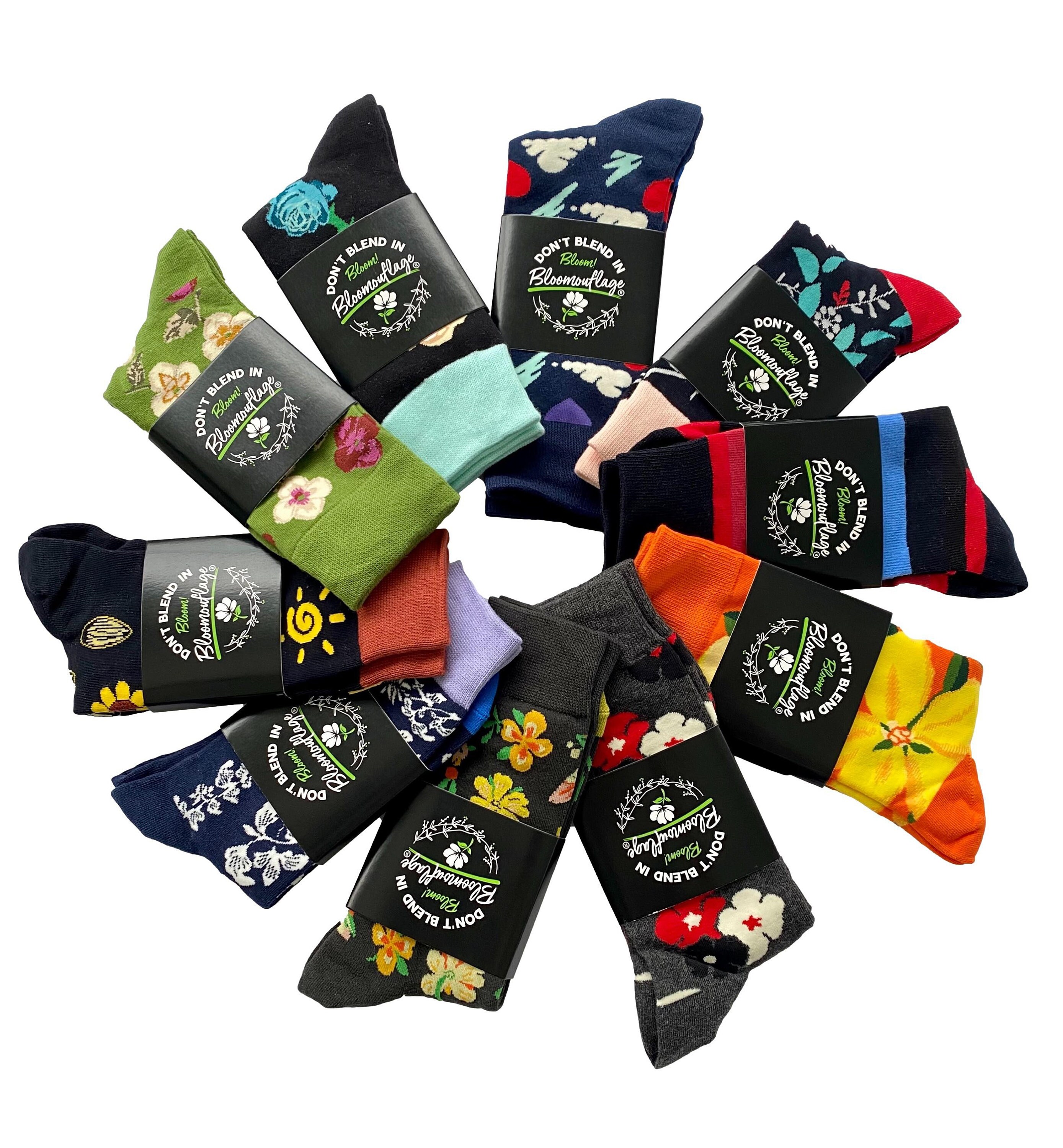 Unisex Floral Socks Cute Socks Fun Socks Wedding Socks Etsy