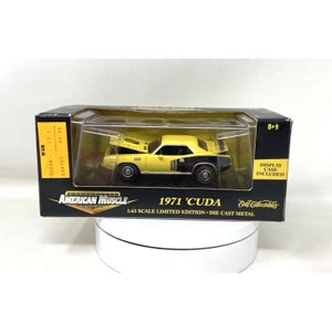 Jahrgang 1971 &#39;CUDA Car Diecast Limited Edition American Muskel