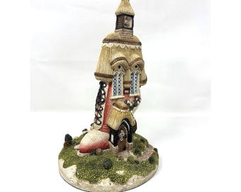 1990 Il sogno del calzolaio La cappella Jon Herbert Statuetta in resina Vintage