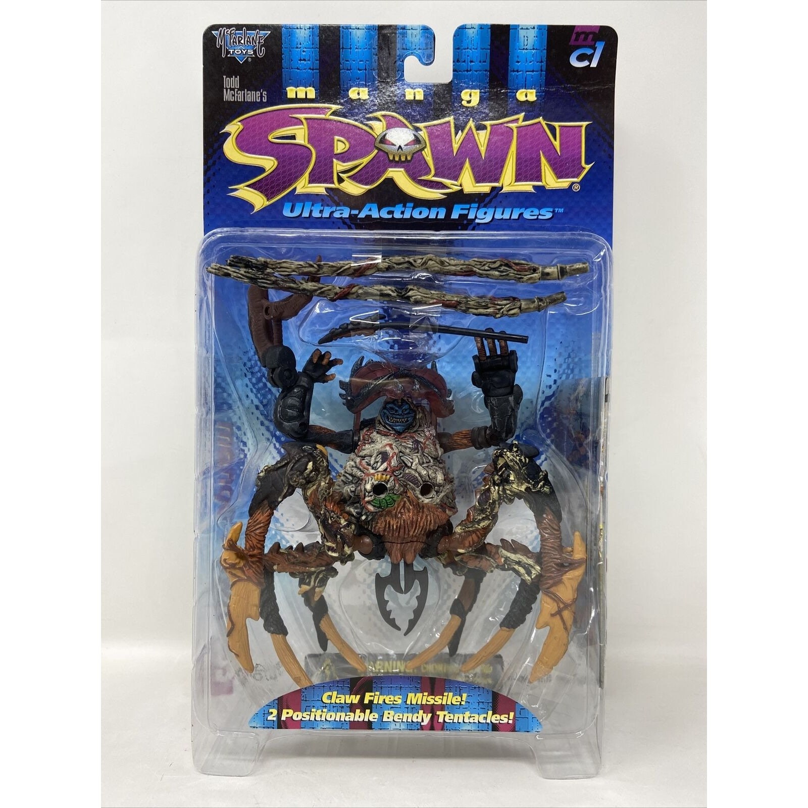 1997 SPAWN MANGA CLOWN, Ultra-action Figure, 8