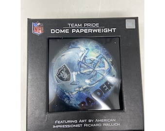 Las Vegas Raiders Team Pride Dome Paper Weight