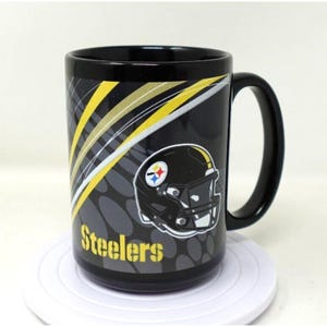 Pittsburgh Steelers Coffee Mug Officially Licensed by NFL 15oz
