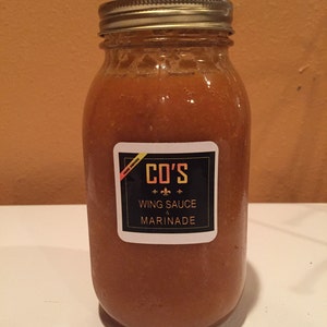 CO's Wing Sauce & Marinade 32 Oz. Jars image 1