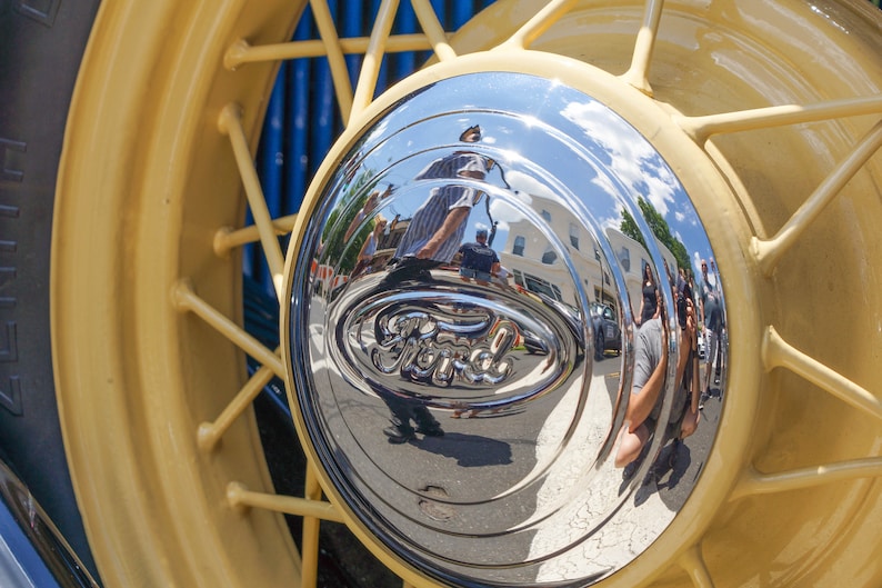 Antique Ford Hubcap and Wheel Etsy