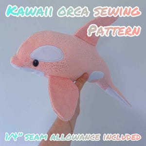 Kawaii Orca Sewing Plush Pattern