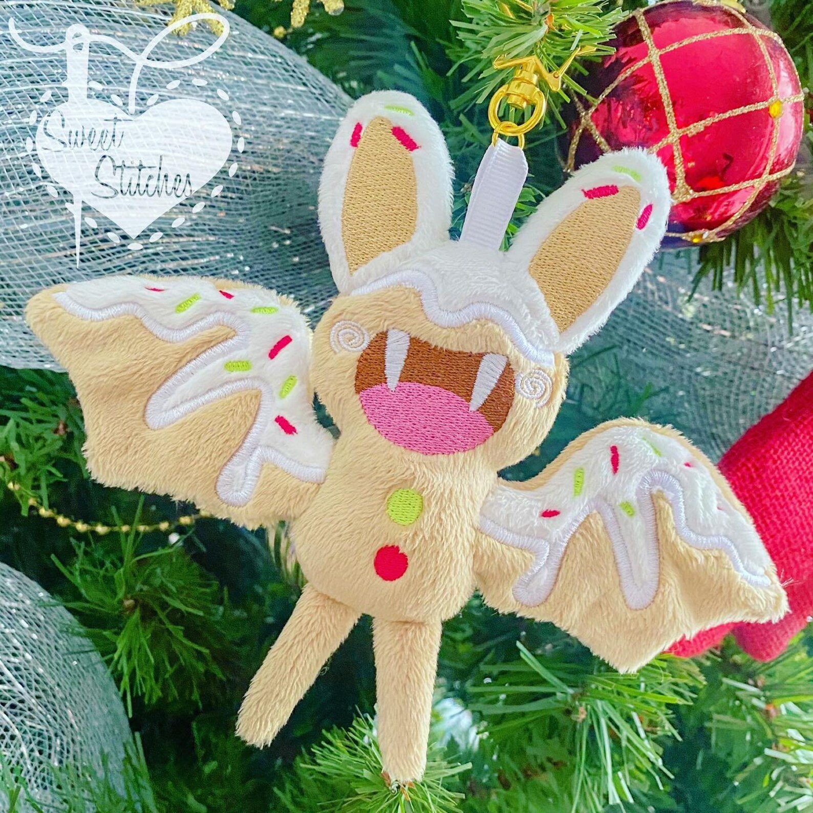 Bonbon Bats ITH Plush Embroidery Pattern Etsy