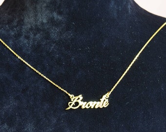 Custom Name Necklace, Personalized Necklace, Name Necklace, Gold Name Necklace, gold necklace , Custom Jewelry, Personalized Gift,