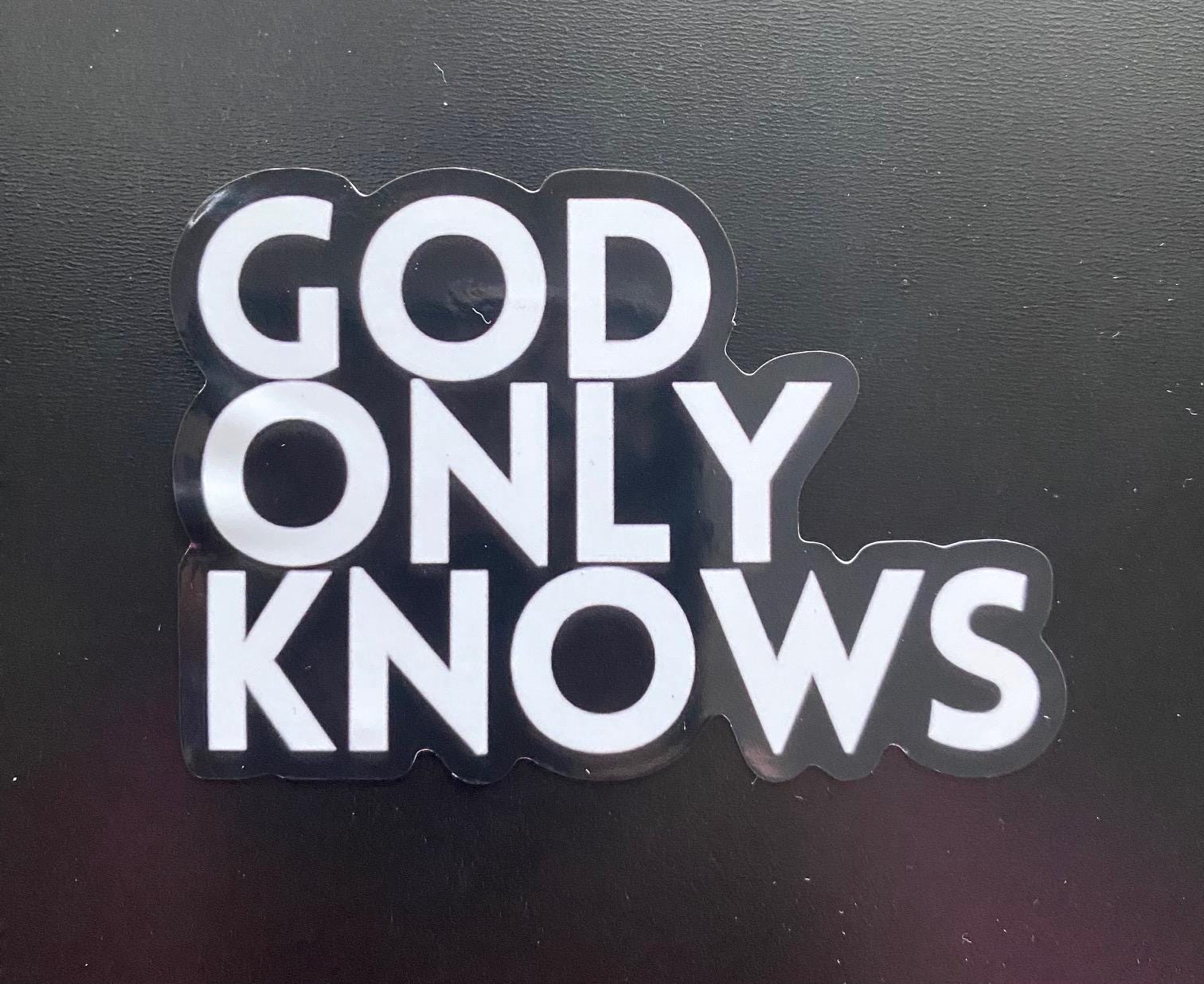 God Only Knows - Etsy