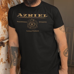 Azriel ShadowSinger, wojownik ilyryjski, koszulka unisex softstyle
