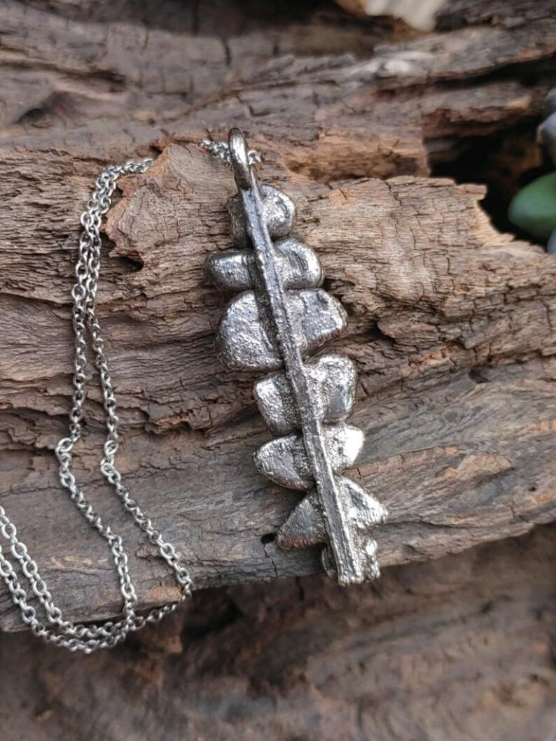 Silver Rhodochrosite Necklace Stainless Steel Rhodochrosite Pendant Copper Electroformed Raw Multi Gemstone Vertical Boho Hippie Pendant