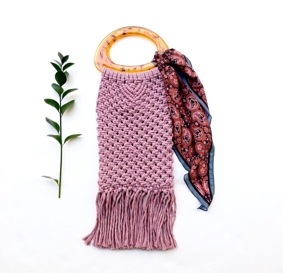 macrame bag etsy
