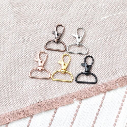 15 One Inch Swivel Lobster Clasps Lobster Clip D Ring Etsy