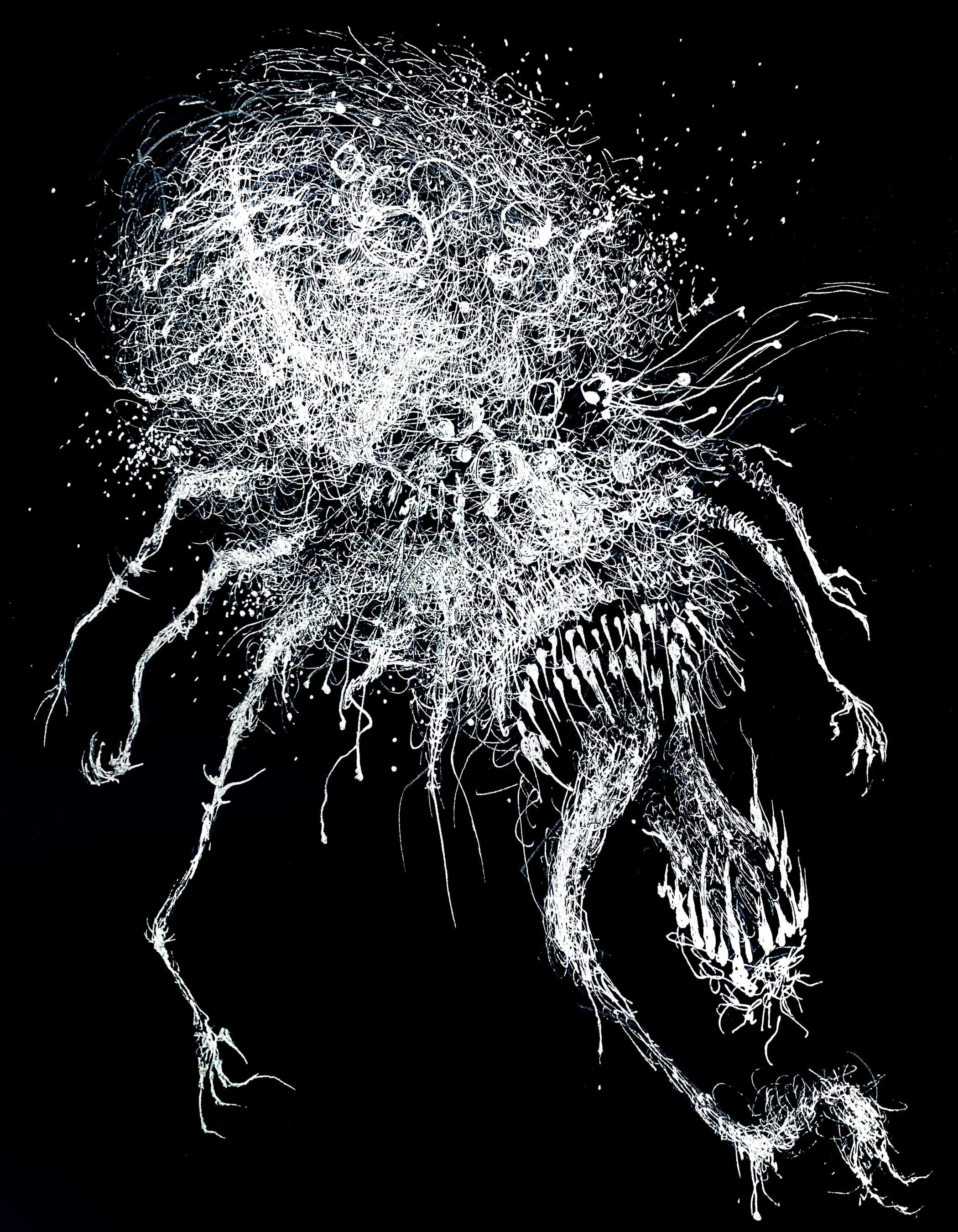 Pestilence - Dark Sci-Fi Horror Art Print