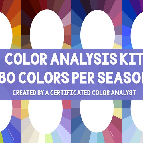 Armocromia Kit Color Analysis 87 PDF A4 / PNG Print Files Etsy