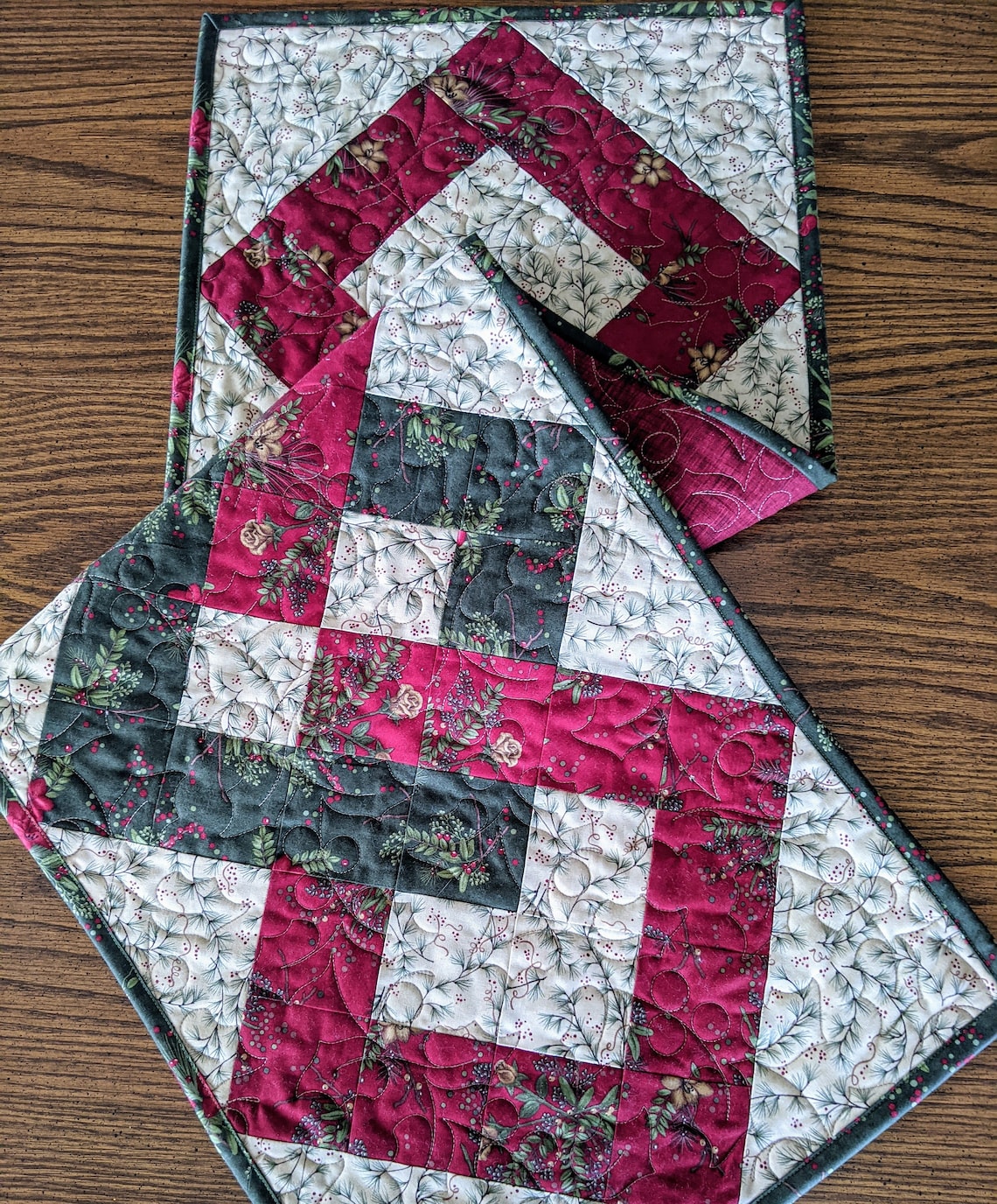 PDF Pattern for Interlocking Squares Table Runner DIGITAL | Etsy