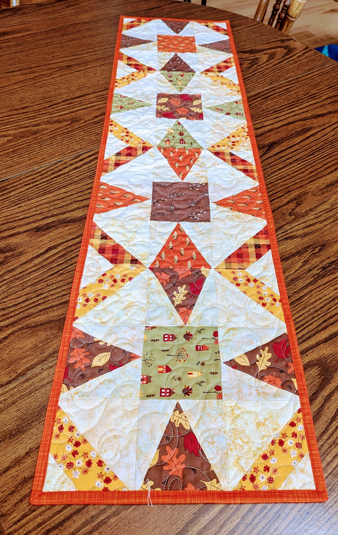 Fall Quilted Table Runner, Home Decor for Fall - Etsy