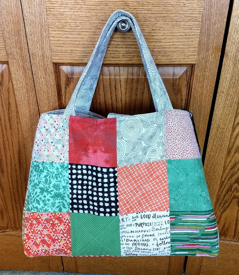 Quilted tote bag Beach bag | Etsy