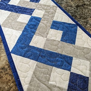 PDF Pattern for Interlocking Squares Table Runner, DIGITAL Pattern ...
