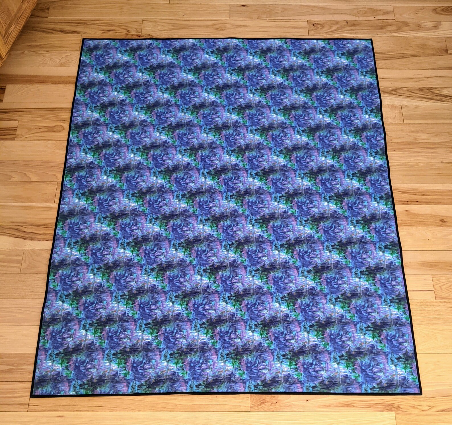 Lap Quilt Couch Quilt Black and Bright Etsy