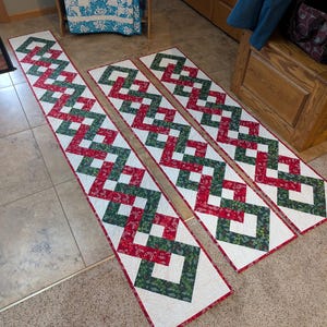 PDF Pattern for Interlocking Squares Table Runner, DIGITAL Pattern - Etsy