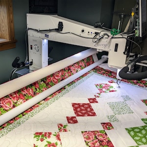 Deposit for Long arm quilting, Edge to edge quilting, Free return shipping