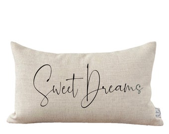 Sweet Dreams, Nursery Pillow, New Baby Gift, 12x20 Throw Pillow with Insert, Baby Pillow