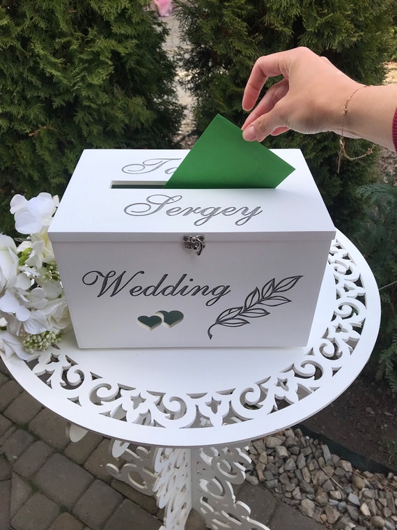 Personalised Wedding Card Box Boho Wedding Post Box Wedding 