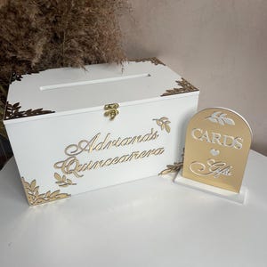 Gegraveerde trouwkaartdoos, houten aandenkendoos, welkomstbord bruiloft, bruiloftspaarpot, houten herinneringsdoos, boho-huwelijksdecor