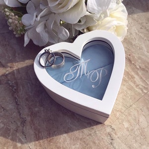 Wedding Ring Box Heart, Rustic Ring Box, Engagement Ring Box,Wedding RingBox , Personalized Box, Wooden RingBox