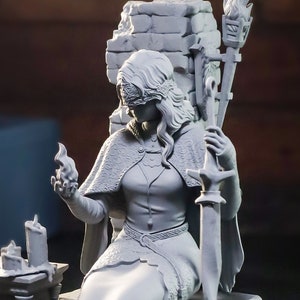 Fire Keeper - Dark Souls III 3D Printed Figure/Statue/Model Kit